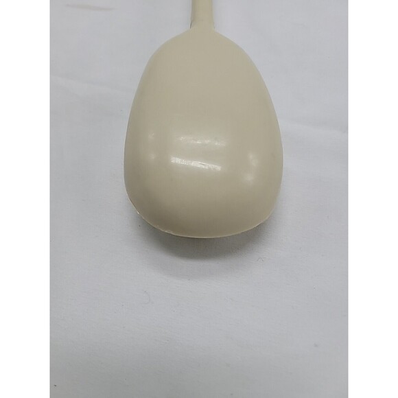 Mid Century Salad Tongs Hard Plastic Beige Color 11”  Hong Kong - Picture 16 of 16